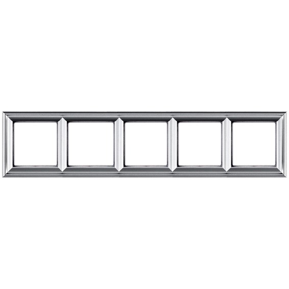 Рамка 5 постов JUNG ECOPROFI DECO, алюминий, EPD485AL