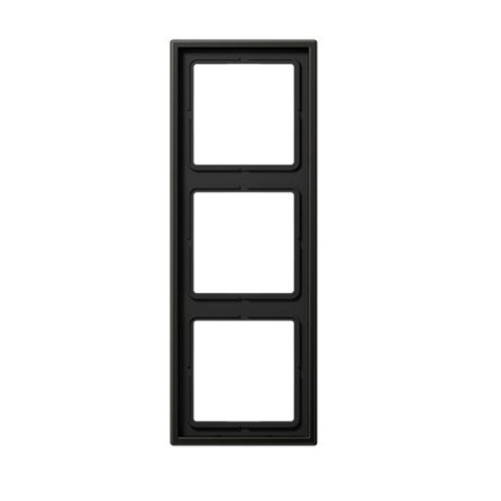 Рамка 3 поста JUNG LS METAL, антрацит, AL2983AN
