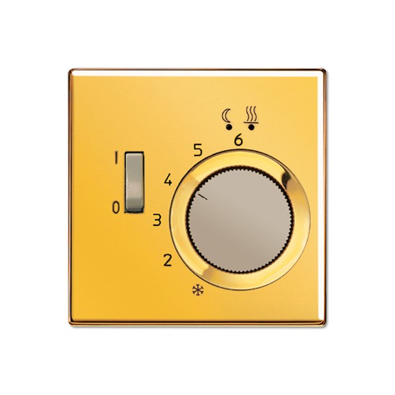 Накладка на термостат JUNG LS METAL, золотой, GOFTR231PL