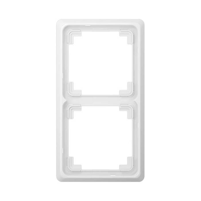 Рамка 2 поста JUNG CD PLUS, белый, CDP582WW