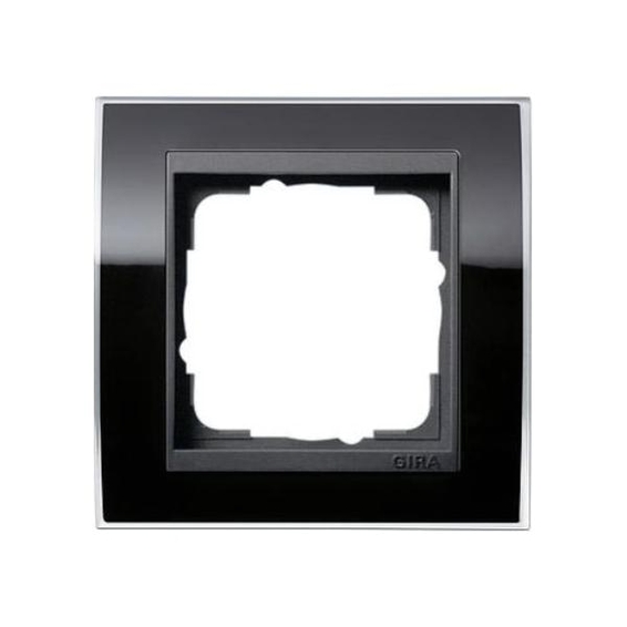 Рамка 1 пост Gira EVENT CLEAR, черный глянцевый, 0211738, G0211738