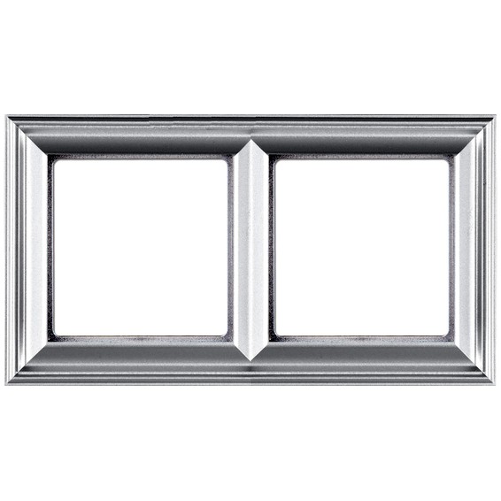 Рамка 2 поста JUNG ECOPROFI DECO, алюминий, EPD482AL