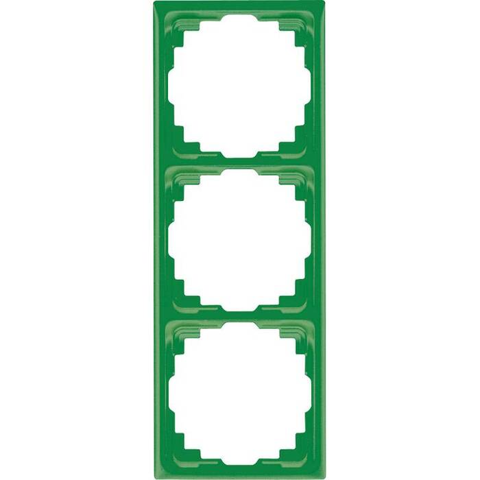 Рамка 3 поста JUNG CD 500, зеленый, CD583KGN