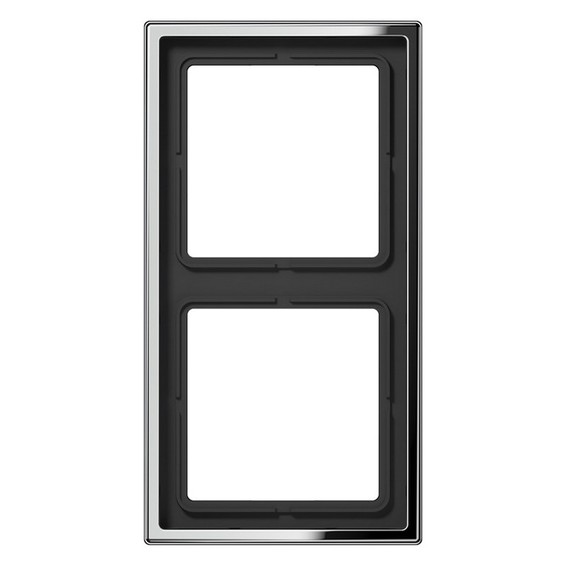Рамка 2 поста JUNG LS METAL, хром, GCR2982