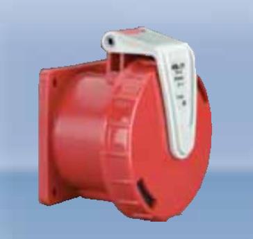 Розетка фланцевая  5P 63А 400V, IP67, ABL17, F53.38 (F53S357)