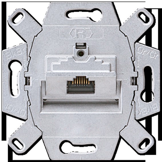 Механизм розетки компьютерная RJ45 Cat.6 JUNG, UAE8UPOK6
