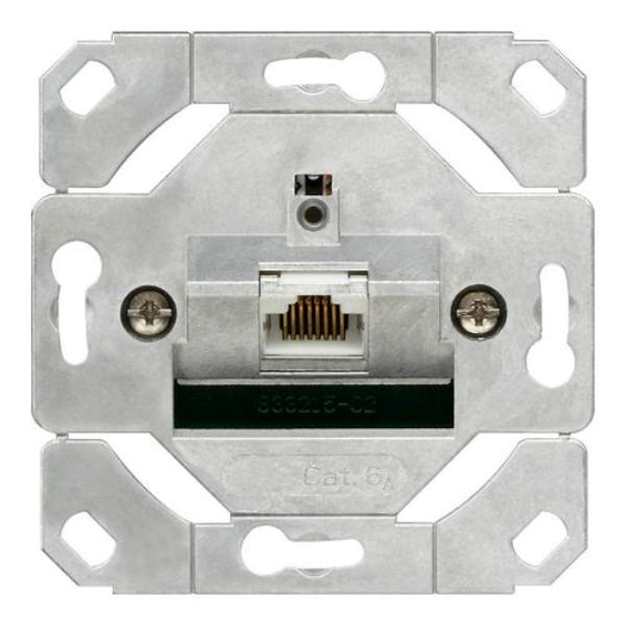 Розетка компьютерная RJ45 Cat.6 Gira, белый, 245100, G245100