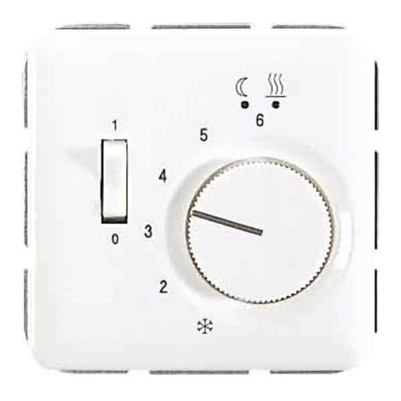 Накладка на термостат JUNG LS 990, светло-серый, LSFTR231PLLG