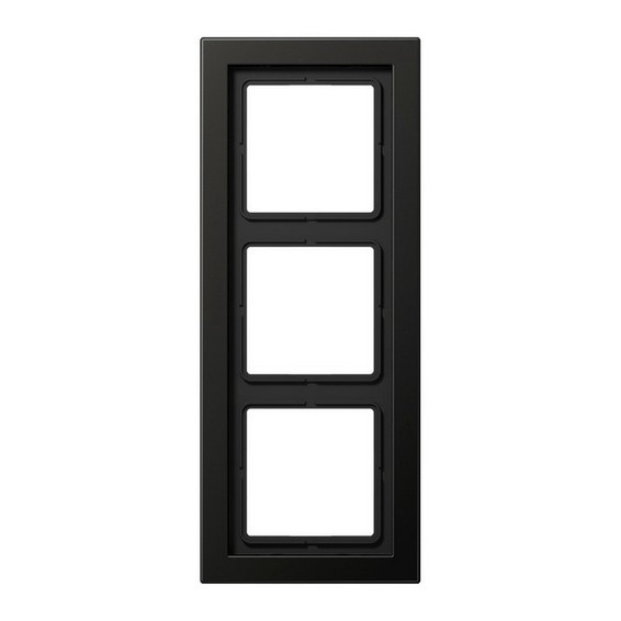 Рамка 3 поста JUNG LS DESIGN, антрацит, ALD2983AN