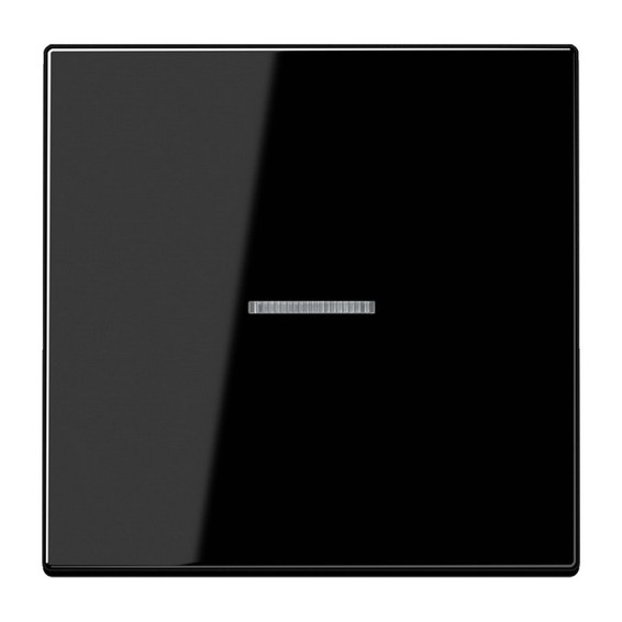 Клавиша с линзой JUNG LS 990, черный, LS990KO5SW