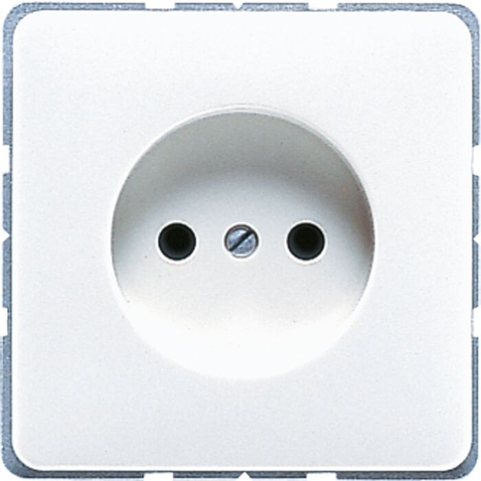 Розетка JUNG CD 500, скрытый монтаж, белый, CD511WW
