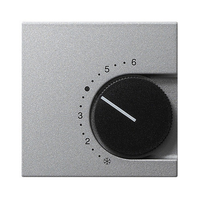 Накладка на термостат Gira SYSTEM 55, алюминий, 149626, G149626