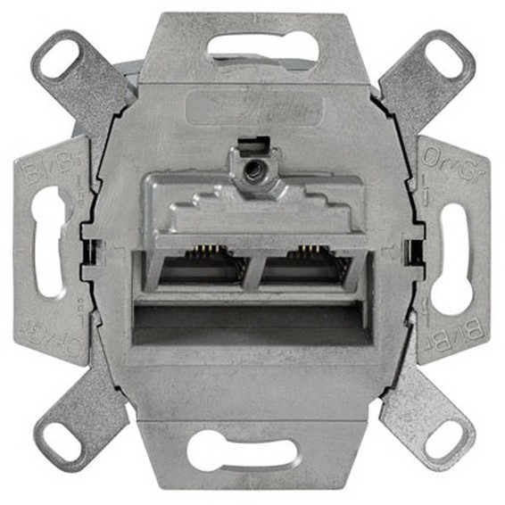 Механизм розетки компьютерная RJ45 Cat.6 JUNG ECO PROFI, EPUAE8-8UPOK6
