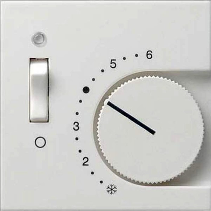 Накладка на термостат Gira SYSTEM 55, кремовый глянцевый, 149201, G149201