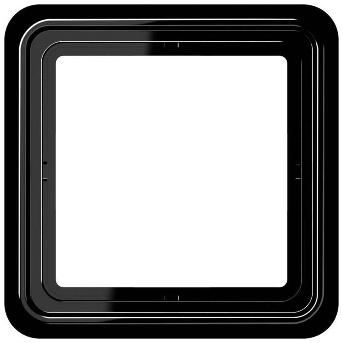 Рамка 1 пост JUNG CD 500, черный, CD581SW
