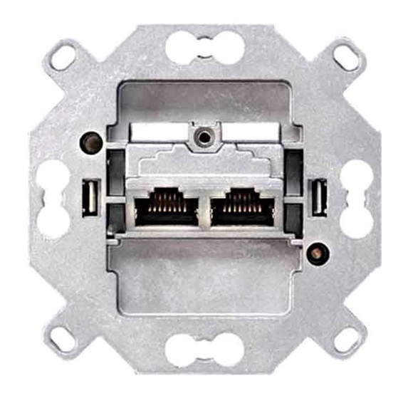Механизм розетки компьютерная RJ45 Cat.6 JUNG, UAE8-8UPOK6