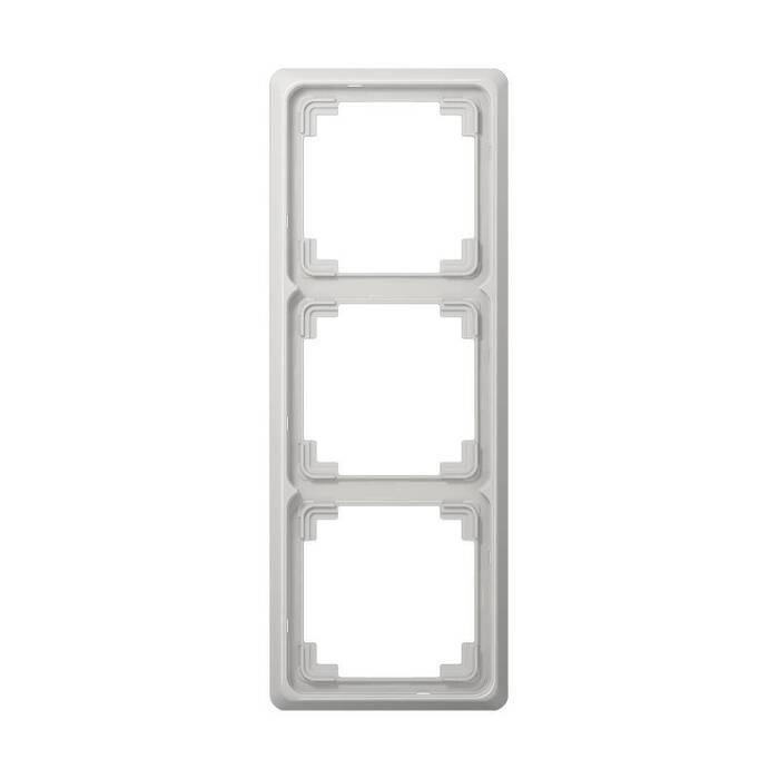 Рамка 3 поста JUNG CD 500, светло-серый, CDP583LG