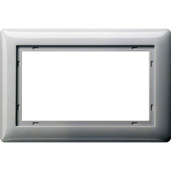 Рамка 1,5 поста без перегородки Gira SYSTEM 55, белый глянцевый, 100103, G100103
