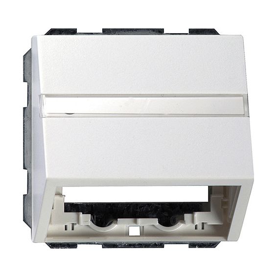 Накладка на розетку информационную Gira SYSTEM 55, белый матовый, 087027, G087027