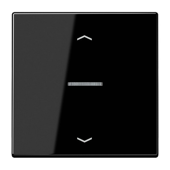 Клавиша для жалюзийного выключателя JUNG LS 990, черный, LS5232SW