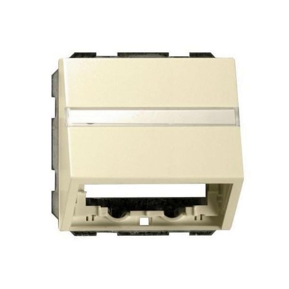 Накладка на вывод кабеля Gira SYSTEM 55, кремовый глянцевый, 087001, G087001