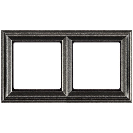 Рамка 2 поста JUNG ECOPROFI DECO, антрацит, EPD482AN
