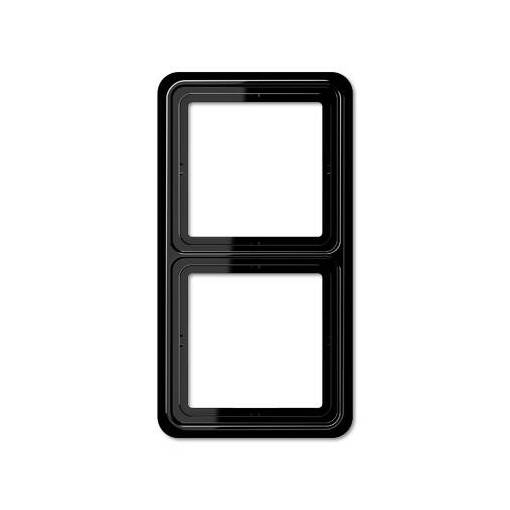 Рамка 2 поста JUNG CD 500, черный, CD582SW
