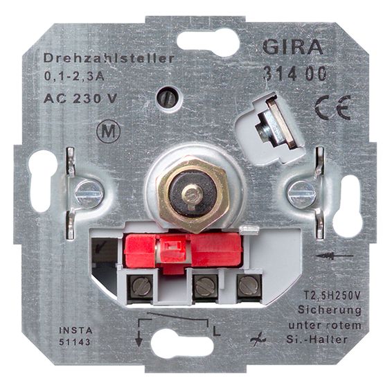 Механизм регулятора числа оборотов Gira коллекции Gira, 031400, G031400