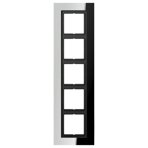 Рамка 5 постов JUNG LS PLUS, хром, LSP985GCR