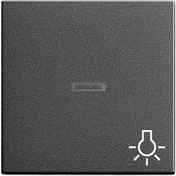 Клавиша с линзой Gira SYSTEM 55, антрацит, 067428, G067428