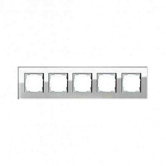 Рамка 5 постов Gira ESPRIT, белый, 021512, G021512