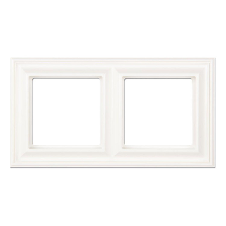 Рамка 2 поста JUNG ECOPROFI DECO, белый, EPD482WW