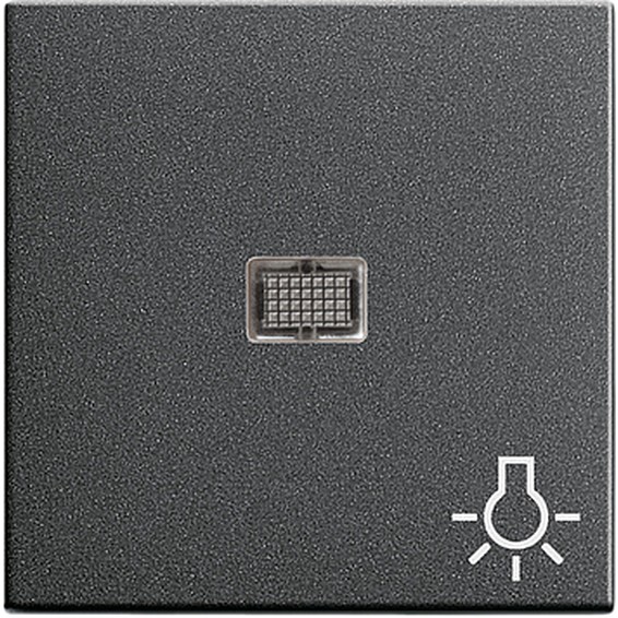 Клавиша с линзой Gira SYSTEM 55, антрацит, 063028, G063028