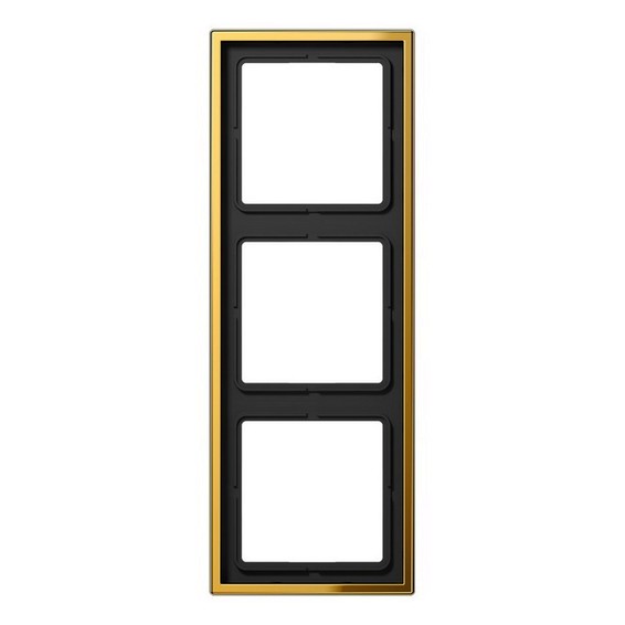 Рамка 3 поста JUNG LS METAL, золотой, GO2983