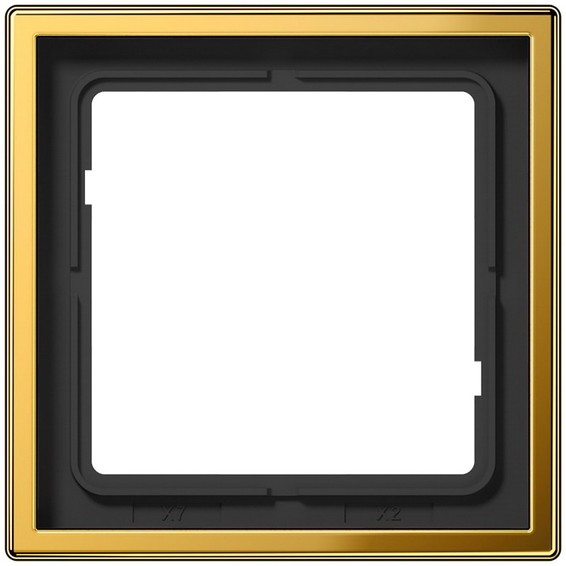 Рамка 1 пост JUNG LS METAL, золотой, GO2981