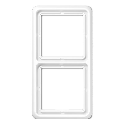 Рамка 2 поста JUNG CD 500, белый, CD582WW