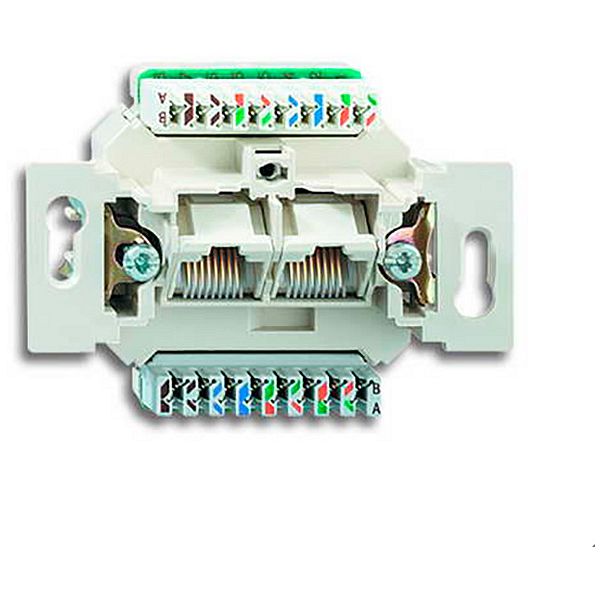 Розетка компьютерная RJ45 Cat.6 JUNG МЕХАНИЗМЫ JUNG, светло-серый, EPUAE8-8UPOK6US