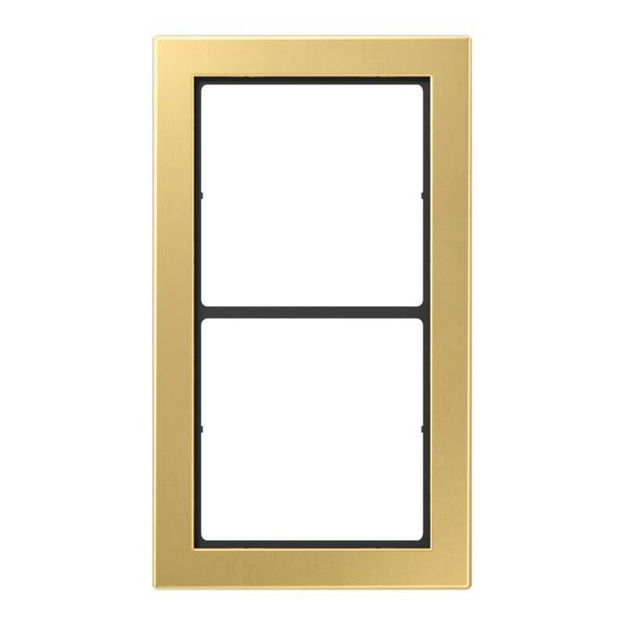 Рамка 2 поста JUNG FD DESIGN, латунь, FDME2982C