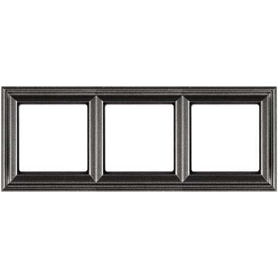 Рамка 3 поста JUNG ECOPROFI DECO, антрацит, EPD483AN