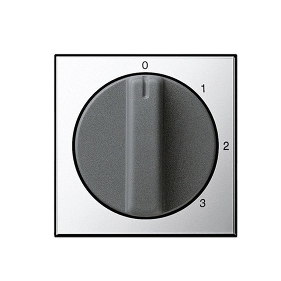 Накладка на поворотный выключатель Gira SYSTEM 55, хром, 0669605, G0669605