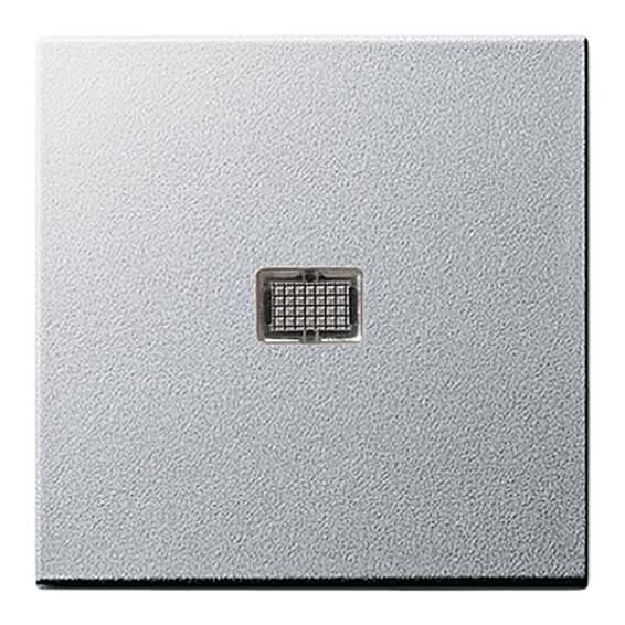 Клавиша с линзой Gira SYSTEM 55, алюминий, 029826, G029826