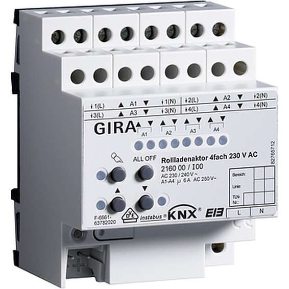 Устройство управления жалюзи KNX/EIB REG, G216000