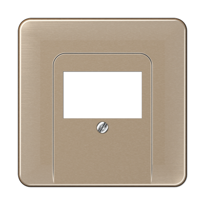 Накладка на аудиорозетку JUNG CD 500, бронзовый, CD569TGB