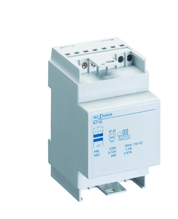 Звонковый трансформатор   (8-12-24V) 24VA, KT24