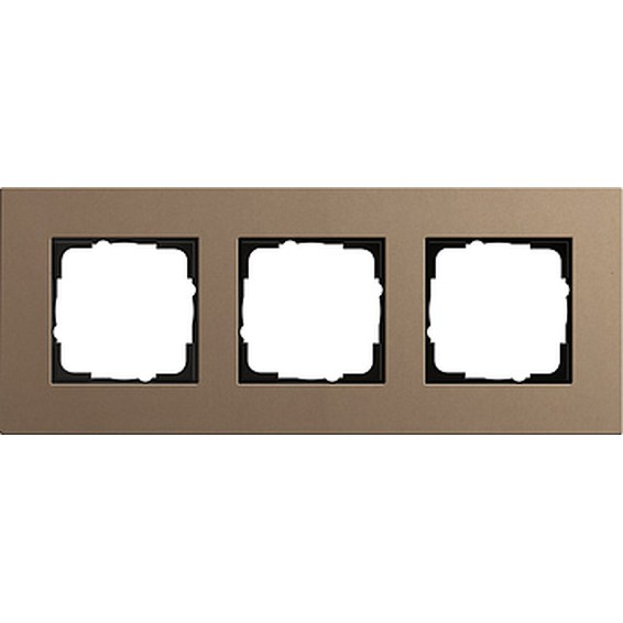 Рамка 3 поста Gira ESPRIT, светло-коричневый, 0213221, G0213221