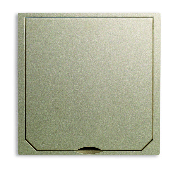 Крышка металлическая, бронза, матовая, IP41