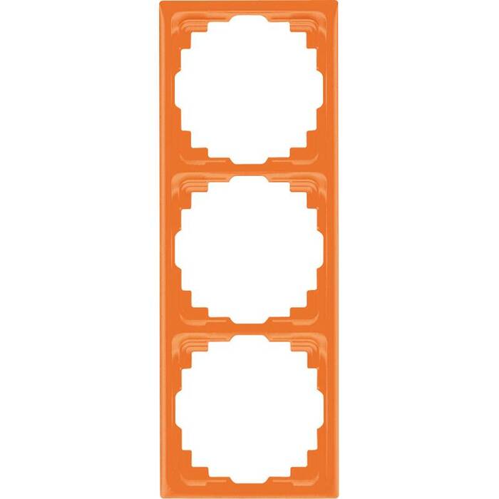 Рамка 3 поста JUNG CD 500, оранжевый, CD583KO