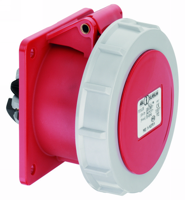 Фланцевая розетка для рефрижераторных контейнеров 4Р 32A 440V, IP67, F42V050 (F42V350)