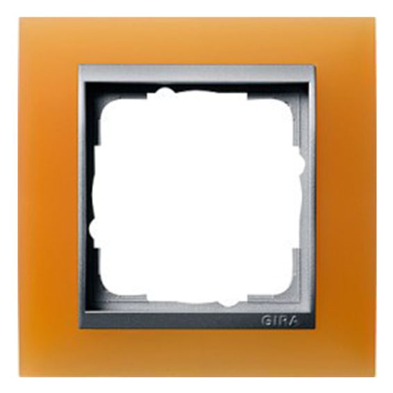 Рамка 1 пост Gira EVENT, оранжевый матовый, 021153, G021153