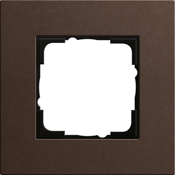 Рамка 1 пост Gira ESPRIT, коричневый, 0211223, G0211223